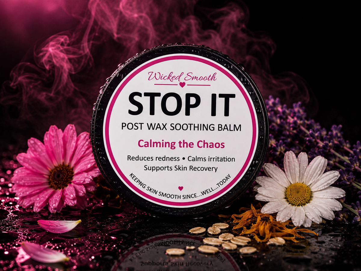 STOP IT botanical aftercare balm for freshly waxed or shaved skin