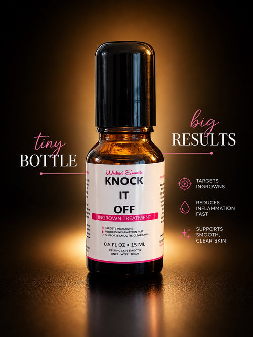 Wicked Smooth Knock It Off ingrown care roller, 0.5 fl oz